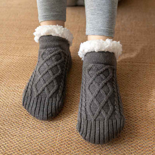 Soft-Pile Anti-slip Fleece Socks 0