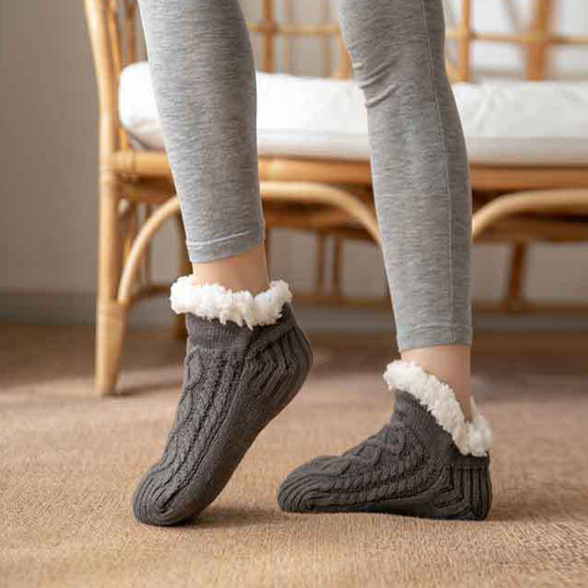 Soft-Pile Anti-slip Fleece Socks 7