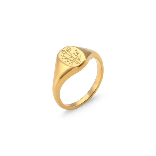 Stackable Rings for Women | 18K Stainless Steel, Tarnish Resistant 0