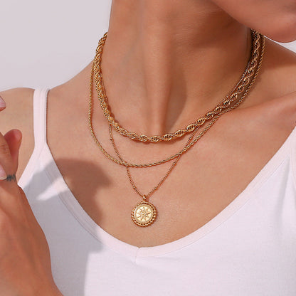Starlight Gold Pendant Necklace | Ethically Sourced 18k Gold-Plated 1