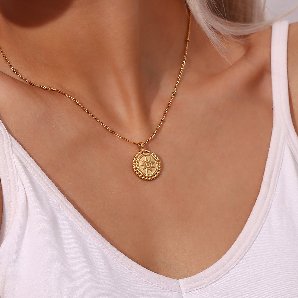 Starlight Gold Pendant Necklace | Ethically Sourced 18k Gold-Plated 2