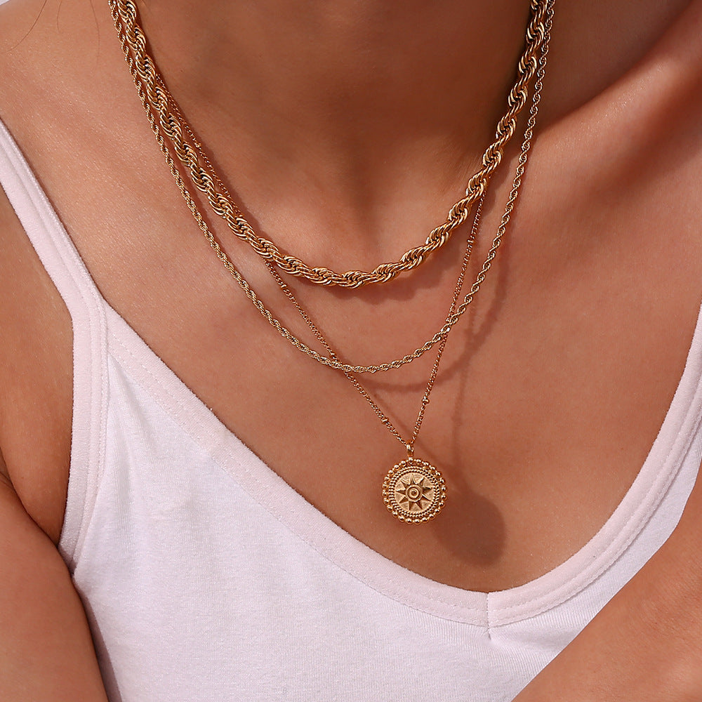 Starlight Gold Pendant Necklace | Ethically Sourced 18k Gold-Plated 4