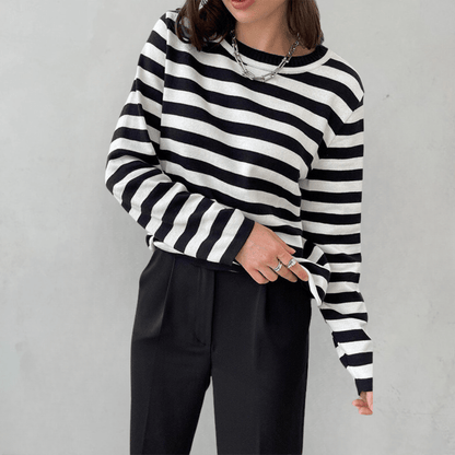 Striped Casual Sweater | Relaxed Fit for Everyday Comfort 12