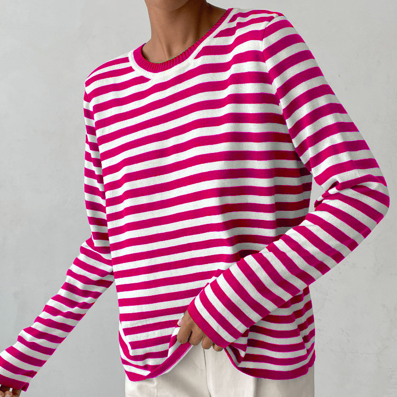 Striped Casual Sweater | Relaxed Fit for Everyday Comfort 9