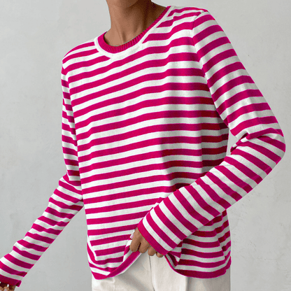 Striped Casual Sweater | Relaxed Fit for Everyday Comfort 9