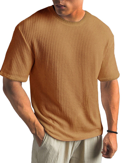 Structured Short Sleeve Shirt | Soft Textured Fabric for Everyday Elegance 1
