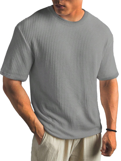 Structured Short Sleeve Shirt | Soft Textured Fabric for Everyday Elegance 4