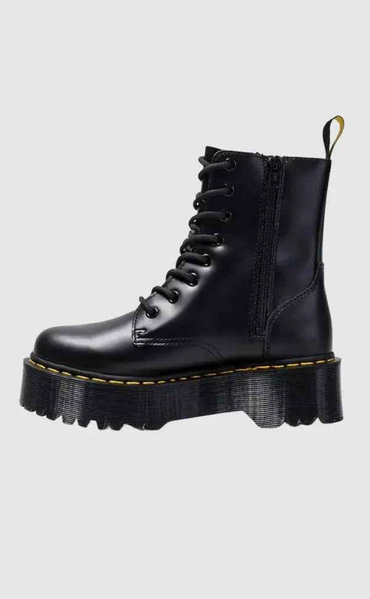 Stylish Leather Platform Boots | Chunky Sole for All-Day Comfort 0