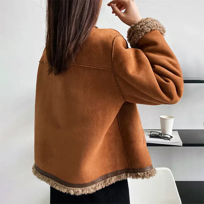 Suede Buttoned Jacket 2