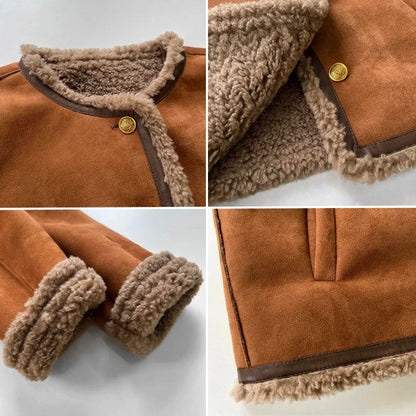 Suede Buttoned Jacket 3