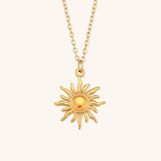 Sun-Inspired Necklace | Ethically Sourced 18K Gold Finish 0