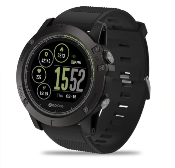Tactical Fitness Smartwatch | 3D Interface with Waterproof Design 0