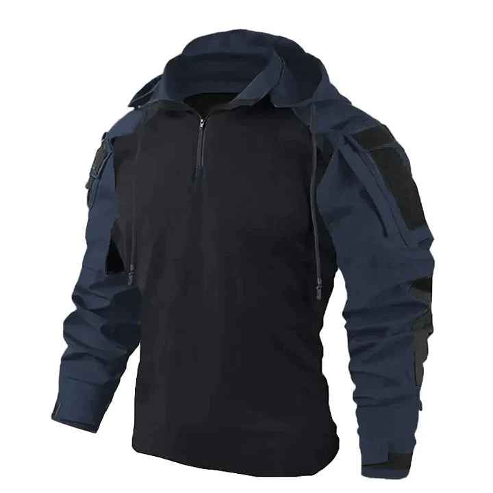 Tactical Men's Jersey | Slim Fit Cotton Blend with Practical Pockets 1