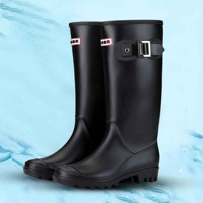 Tall Waterproof Rubber Rain Boots | Stylish Knee High Design 2