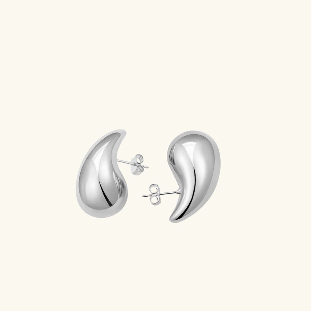 Teardrop Earrings | Hand-Polished 18K Gold with Timeless Elegance 9