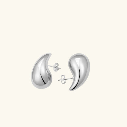 Teardrop Earrings | Hand-Polished 18K Gold with Timeless Elegance 9