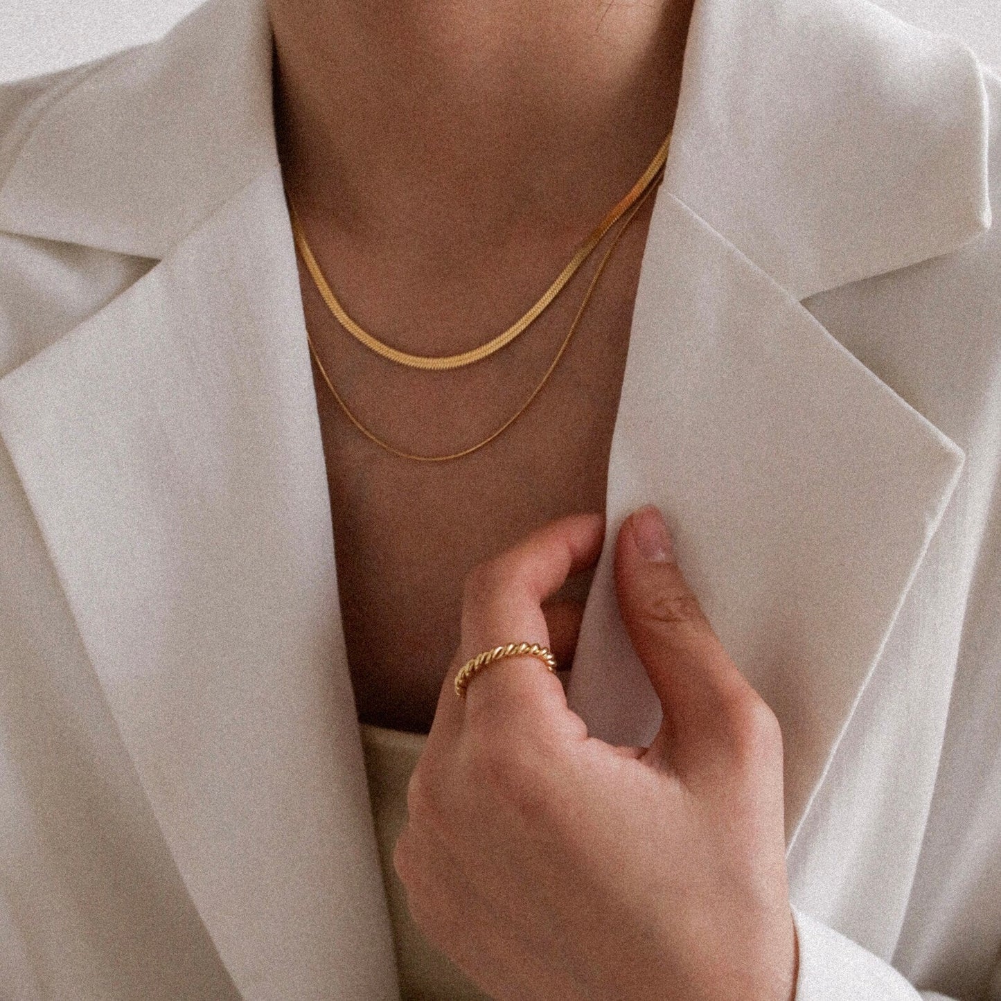 Twist Ring | Intricate Design in Ethically Sourced 18k Gold 2