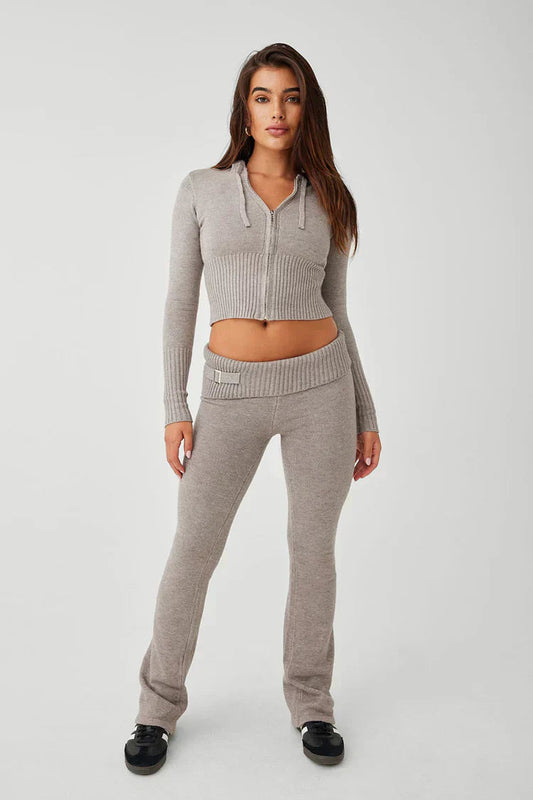 Two-Piece Soft Fabric Loungewear Set 0