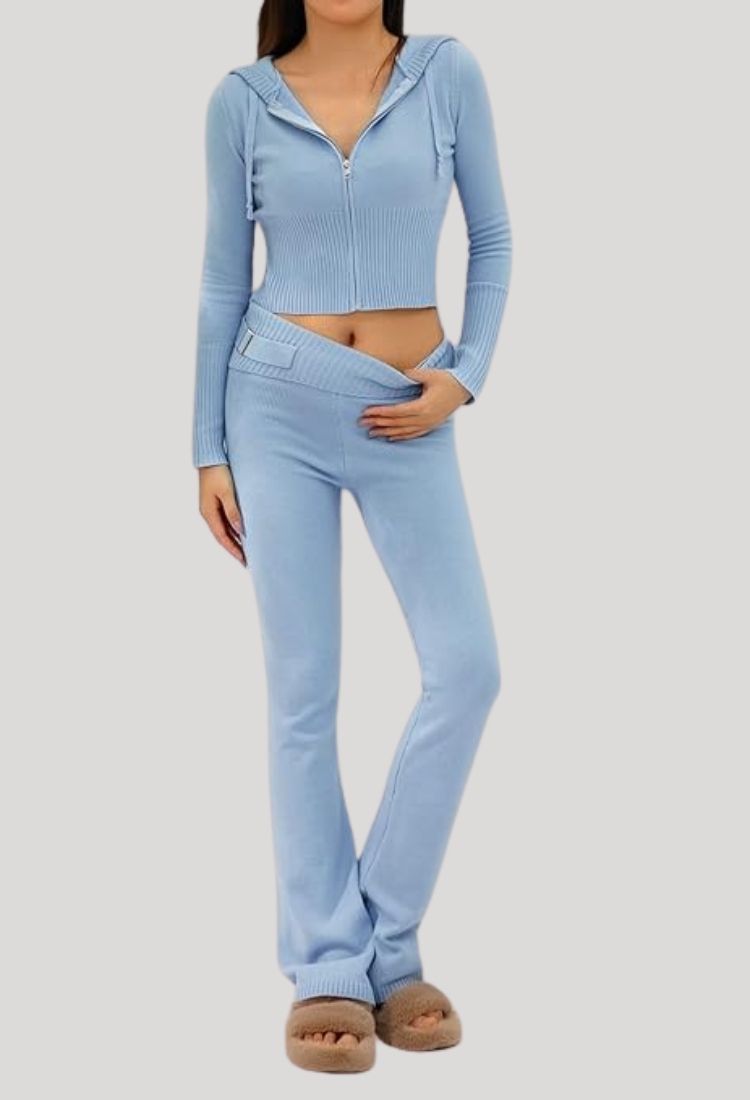 Two-Piece Soft Fabric Loungewear Set 7