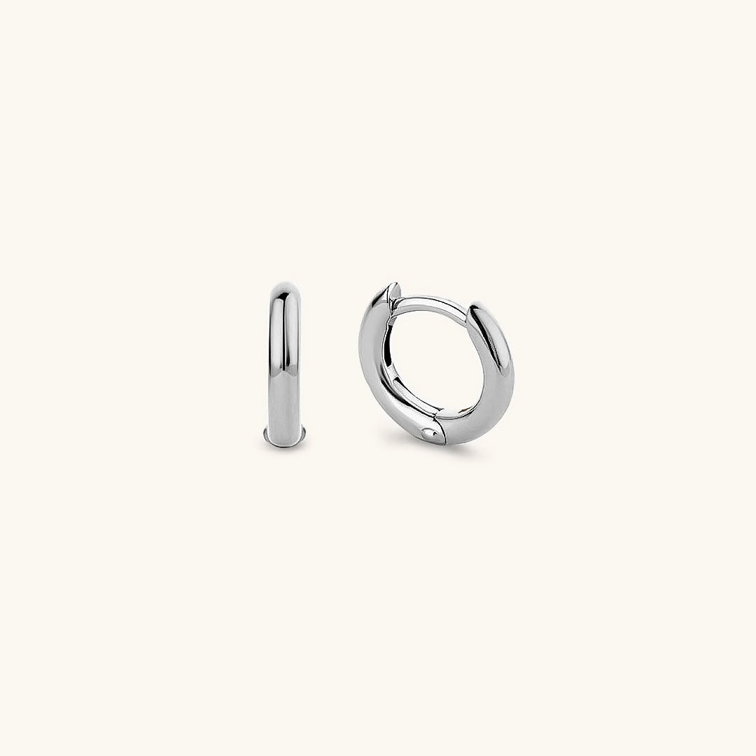 Two-Tone Hoop Earrings | Ethically Sourced Stainless Steel with 18k Gold Finish 7