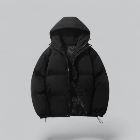 Unisex Hooded Winter Puffer Jacket | Insulated with Zipper Closure 0