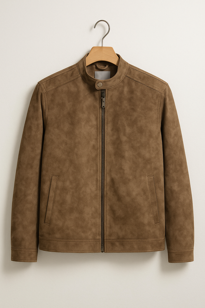 Urban Style Jacket | Soft Fabric with Stand Collar & Zipper Design 3