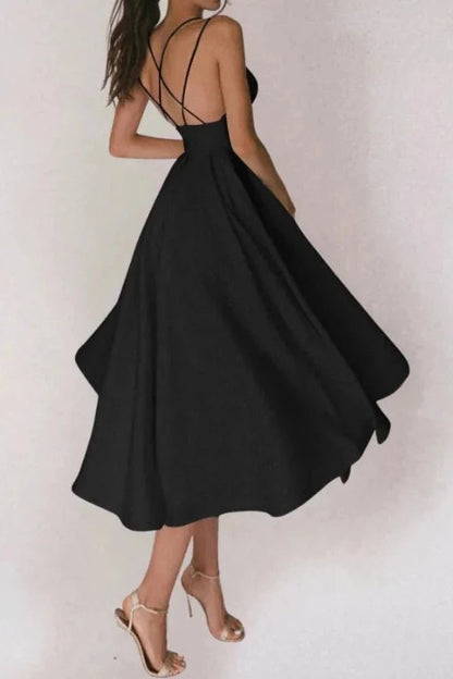 V-Neck Dress | Adjustable Strappy Design for Versatile Summer Wear 1