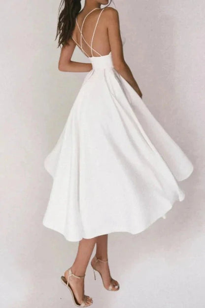 V-Neck Dress | Adjustable Strappy Design for Versatile Summer Wear 5