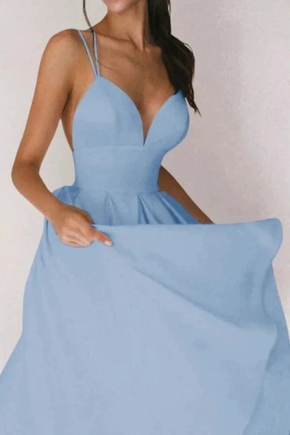V-Neck Dress | Adjustable Strappy Design for Versatile Summer Wear 9