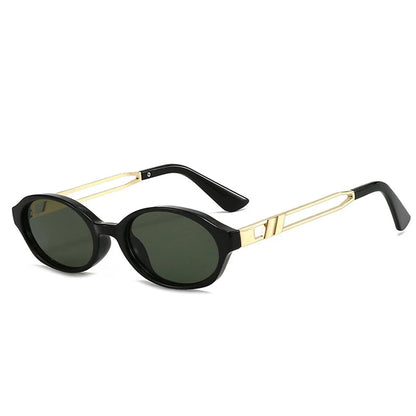 Vintage Oval Sunglasses | Tortoiseshell Frame with High UV Protection 4