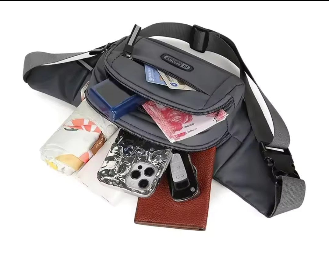 Waist Bag | Water-Repellent Nylon with Adjustable Strap 1