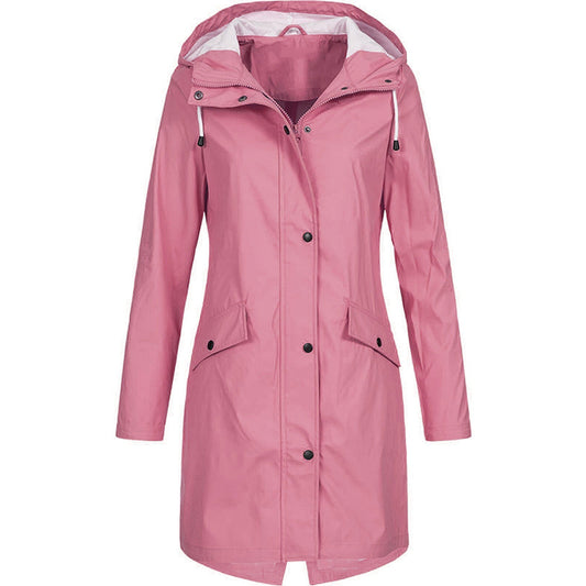 Waterproof Hooded Rain Jacket | Stylish and Functional Design 0