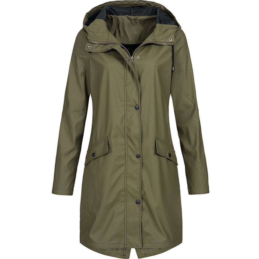 Waterproof Hooded Rain Jacket | Stylish and Functional Design 1