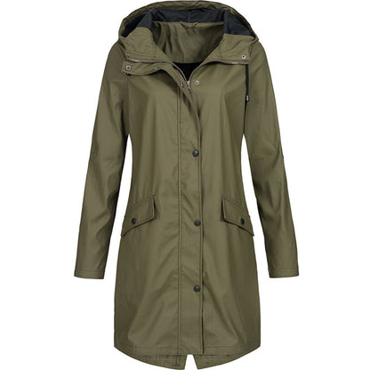 Waterproof Hooded Rain Jacket | Stylish and Functional Design 1