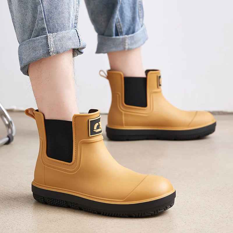 Waterproof Medium-Cylinder Rain Boots | Durable Protection for All Activities 4
