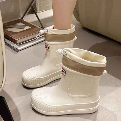 Waterproof Rain Boots Women | Comfortable Waterproof Rubber Design 0