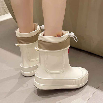 Waterproof Rain Boots Women | Comfortable Waterproof Rubber Design 1