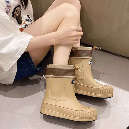 Waterproof Rain Boots Women | Comfortable Waterproof Rubber Design 5