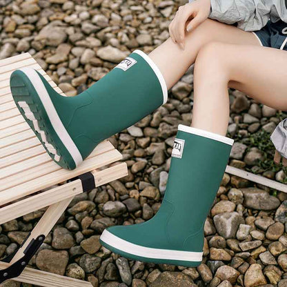 Waterproof Rain Boots Women | Durable Anti-Slip Rubber Design 5