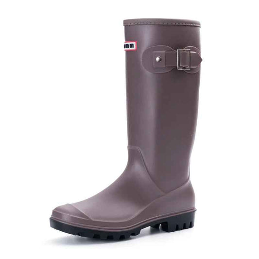 Waterproof Rain Boots | Durable Rubber with Faux Fur Lining for Comfort 0