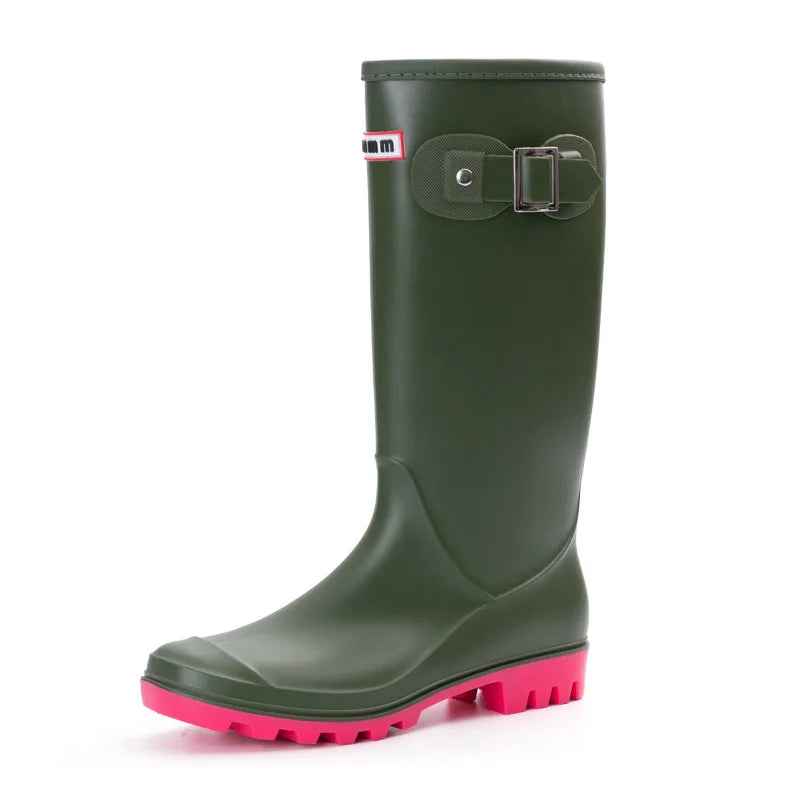 Waterproof Rain Boots | Durable Rubber with Faux Fur Lining for Comfort 7