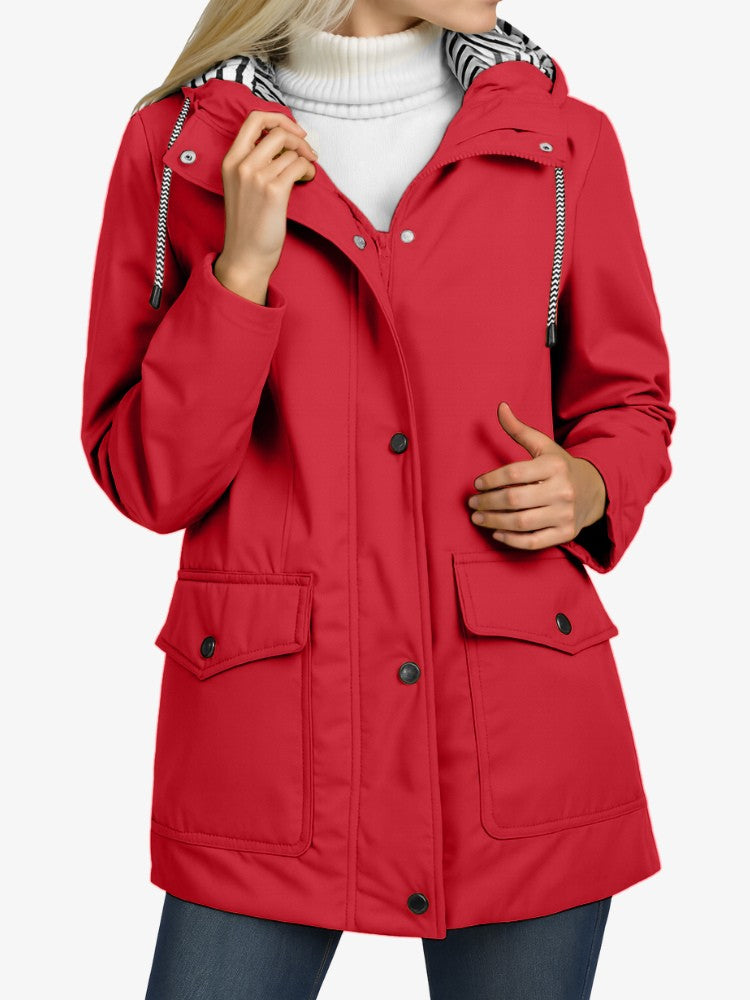 Waterproof Rain Jacket | Lightweight Windproof Design with Adjustable Hood 5