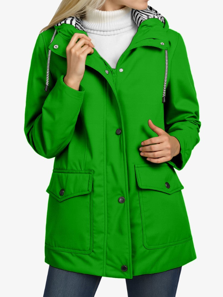 Waterproof Rain Jacket | Lightweight Windproof Design with Adjustable Hood 7