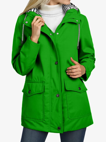 Waterproof Rain Jacket | Lightweight Windproof Design with Adjustable Hood 7