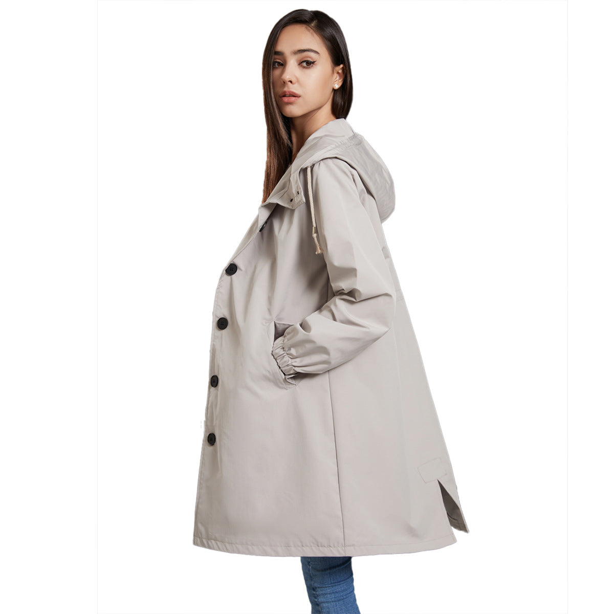 Waterproof Raincoat | Lightweight Hooded Windbreaker for Women 1