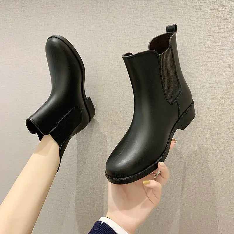 Waterproof Slip-On Rain Boots | Comfortable Anti-Slip Design for Women 0