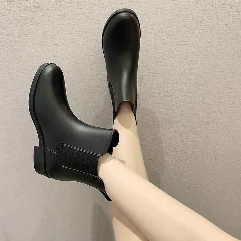 Waterproof Slip-On Rain Boots | Comfortable Anti-Slip Design for Women 1