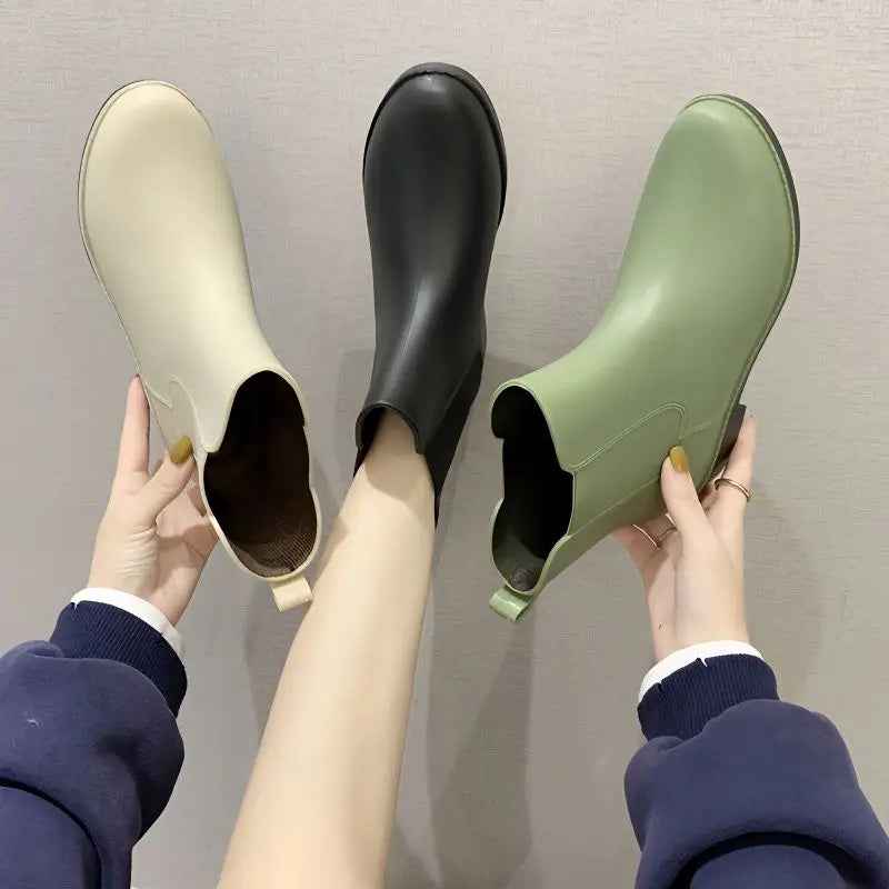 Waterproof Slip-On Rain Boots | Comfortable Anti-Slip Design for Women 2
