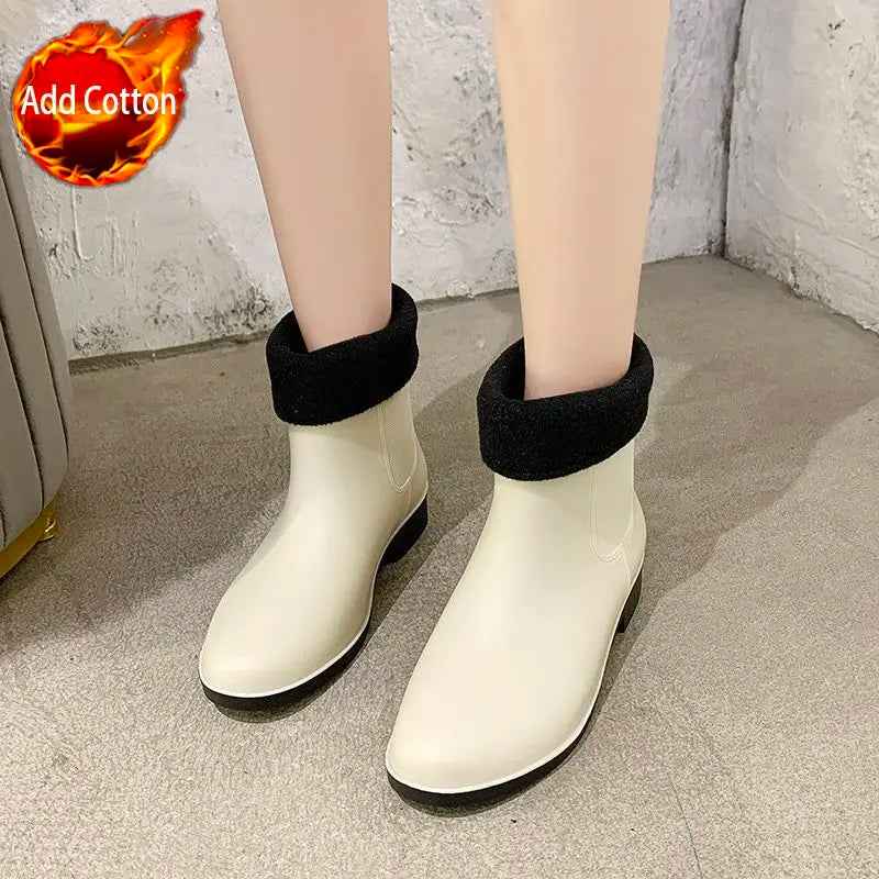 Waterproof Slip-On Rain Boots | Comfortable Anti-Slip Design for Women 7