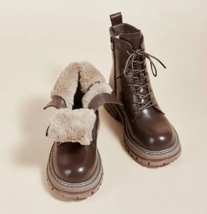 Waterproof Snow Boots Women | Cozy Fur Lining with Anti-Slip Grip 1